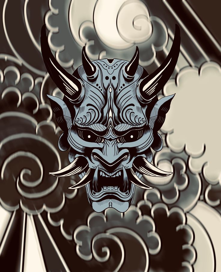 The meaning of the Oni Mask