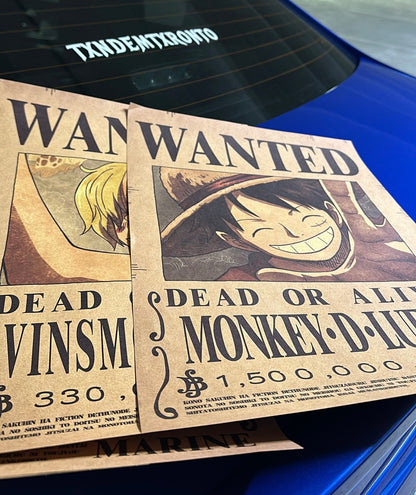 Monkey-D-Luffy wanted poster