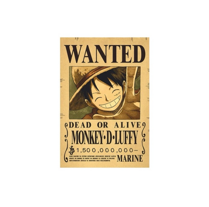 Monkey-D-Luffy wanted poster