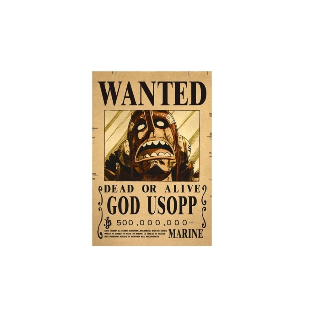 God Usopp Wanted Poster