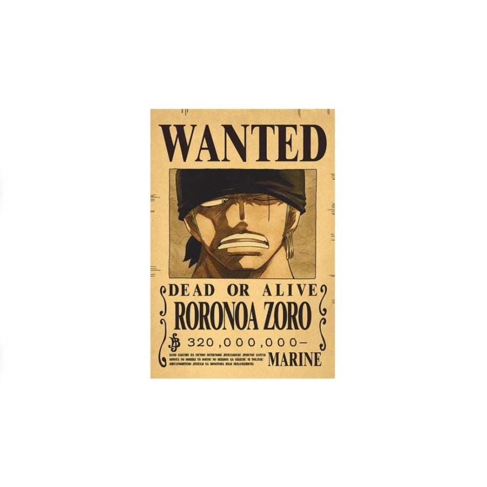 Roronoa Zoro Wanted Poster